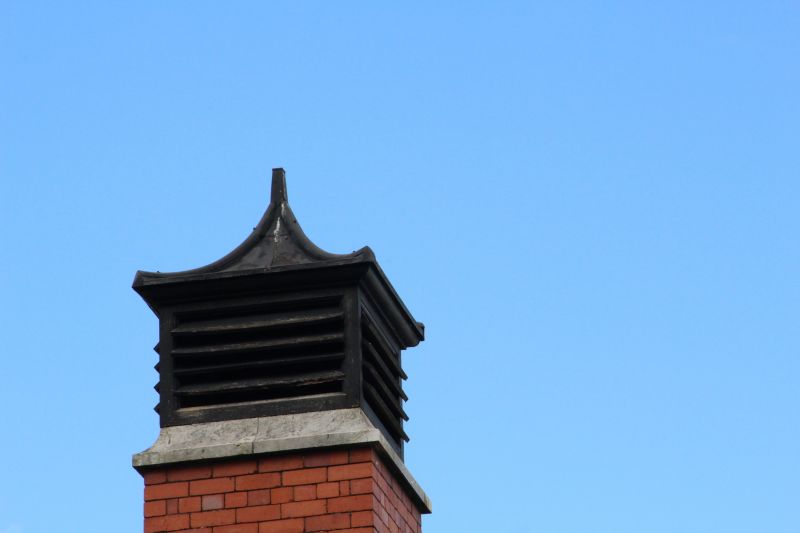 Close-up of Damaged Chimney Crown